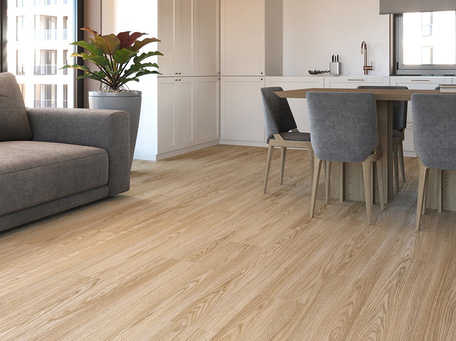 Vinyl med kliksystem - Zeno Oak