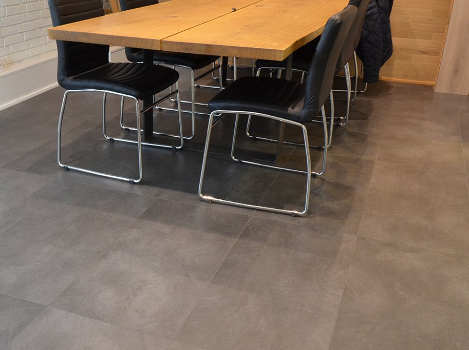 Vinyl med klicksystem - Negro Marquina