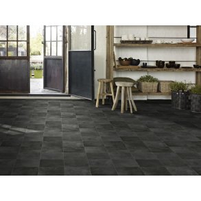 Vinyl - Klinkevinyl i mrkegr nuancer