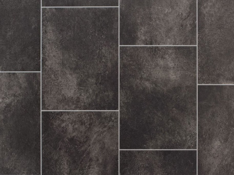 Vinylgulv - Sorte klinker 