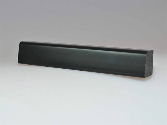 Fortryd Splendor Rang Elegant sort skureliste i fleksibel PVC Plast
